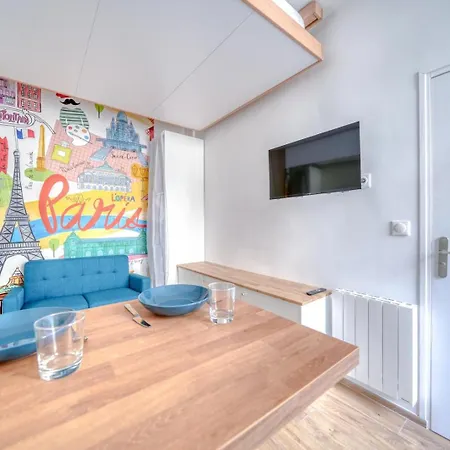 Tiny Canal St Martin Buttes Chaumont Apartament *